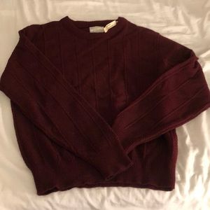 Vintage Burgundy London Fog Sweater